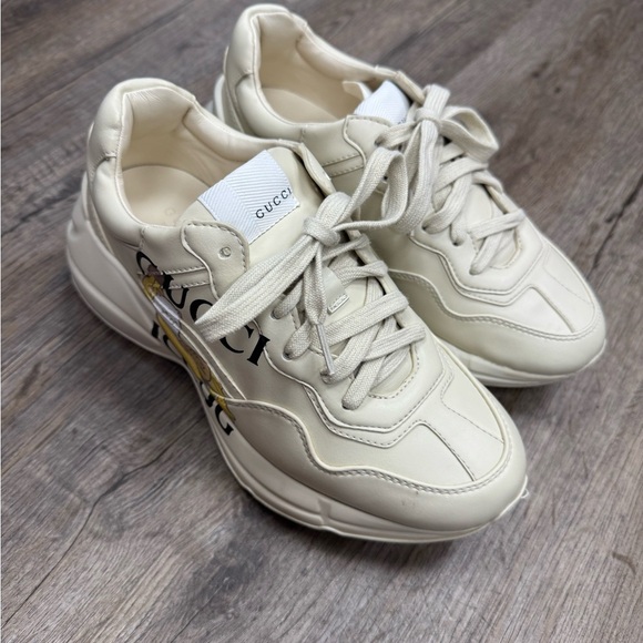 Gucci x Bananya Sneakers Ivory Size 36 - Picture 2 of 11